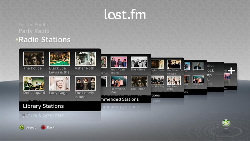 Illustration for article titled More Details on the Xbox 360's Last.fm Implementation